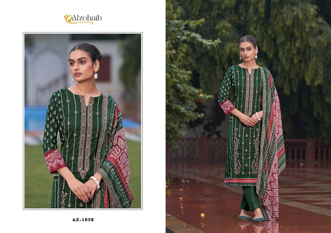 Bin Saeed Vol 1 By Alzohaib Cotton Pakistani Suits Wholesale Shop In Surat 
